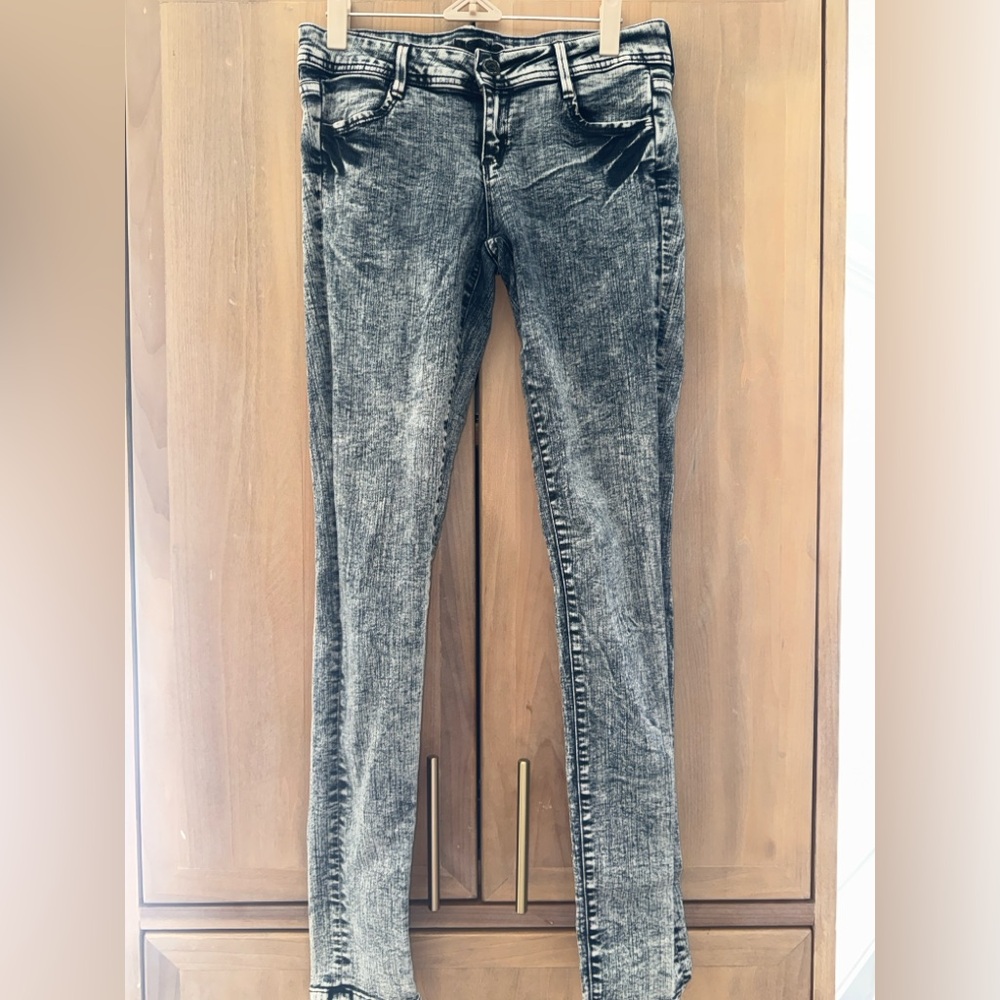 RARE Y2K bebe Quinn Skinny Legging Jeans | Licorice Black Wash Size: 27